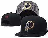 Redskins Team Logo Black Adjustable Hat GS,baseball caps,new era cap wholesale,wholesale hats